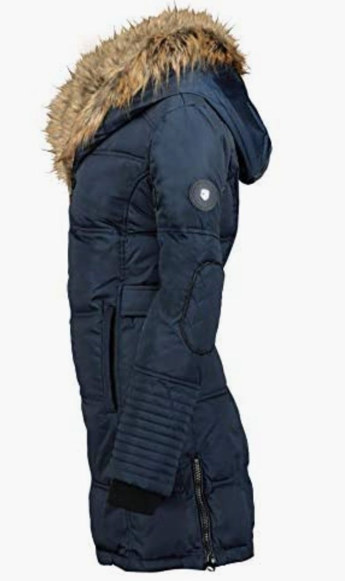 Geographical Norway Beautiful Lady, markowa, ciepła damska parka, płas