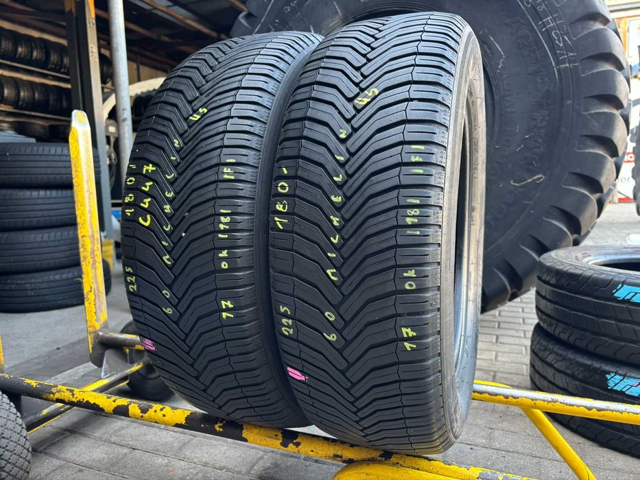 2X OPONY CAŁOROCZNE 225/60R17 103V Michelin CrossClimate+ 5.6MM 2018R