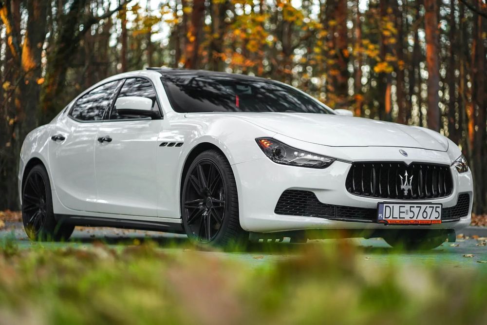 Maserati Ghibli 3.0 410 KM / Q4 / Kamera / Navi / Biała Perła / Zarejestrowany / 2014