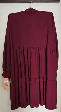 Vestido bordeaux