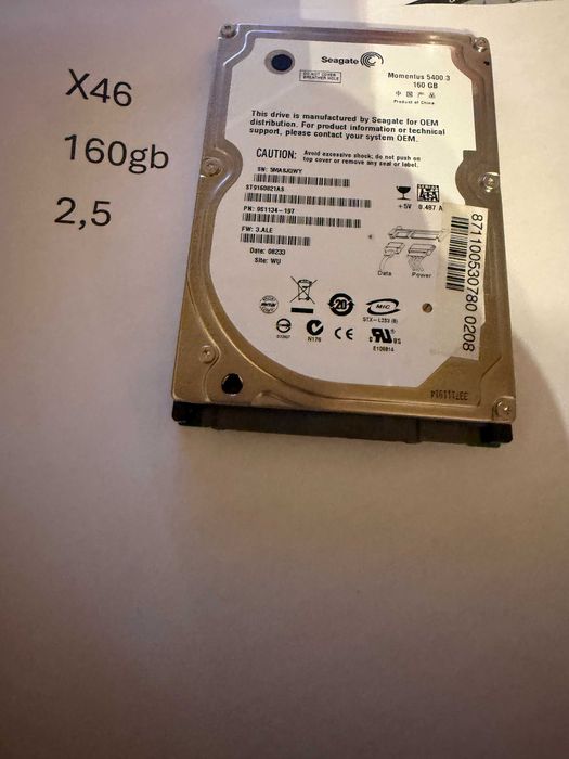 dysk twardy 160gb 2,5 sprawny #x46