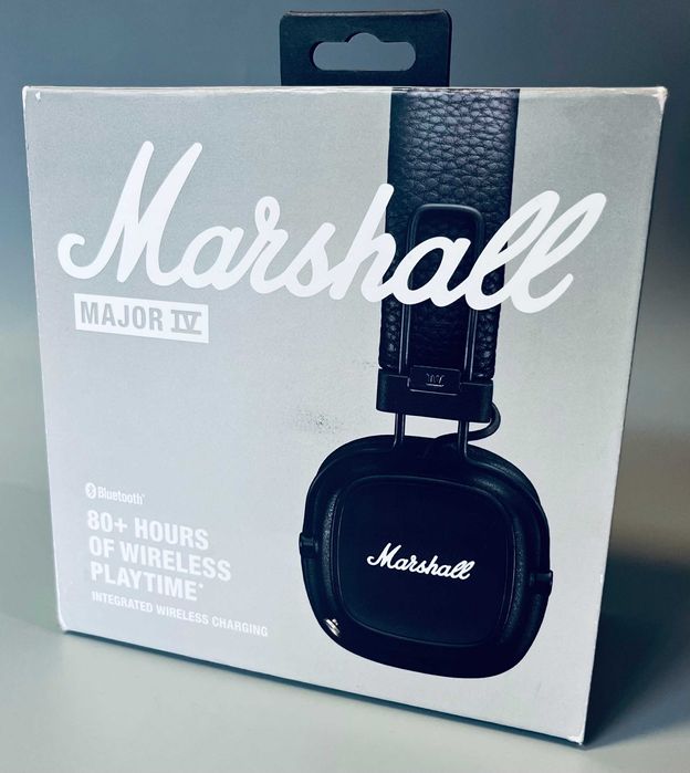 Słuchawki bezprzewodowe Marshall Major IV czarne bluetooth Oryginalne!