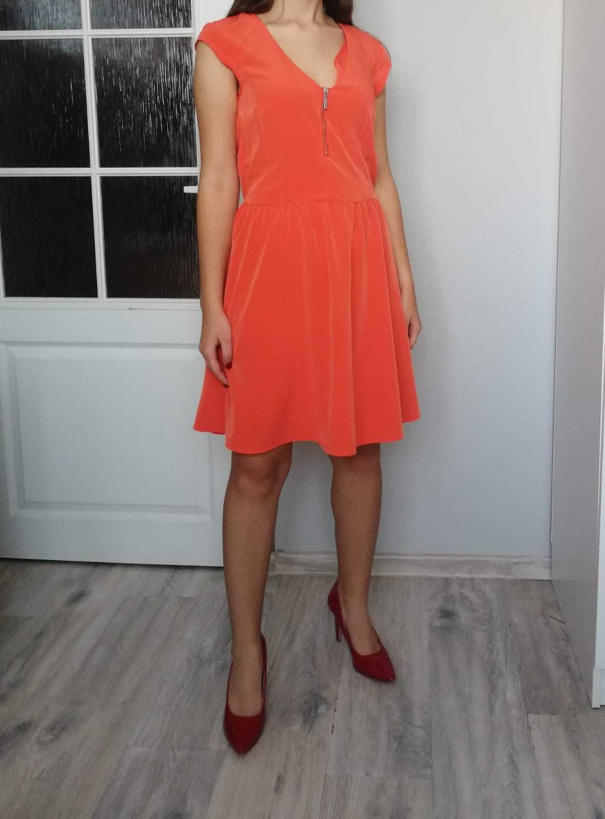 Pomarańczowa sukienka S, H&M
