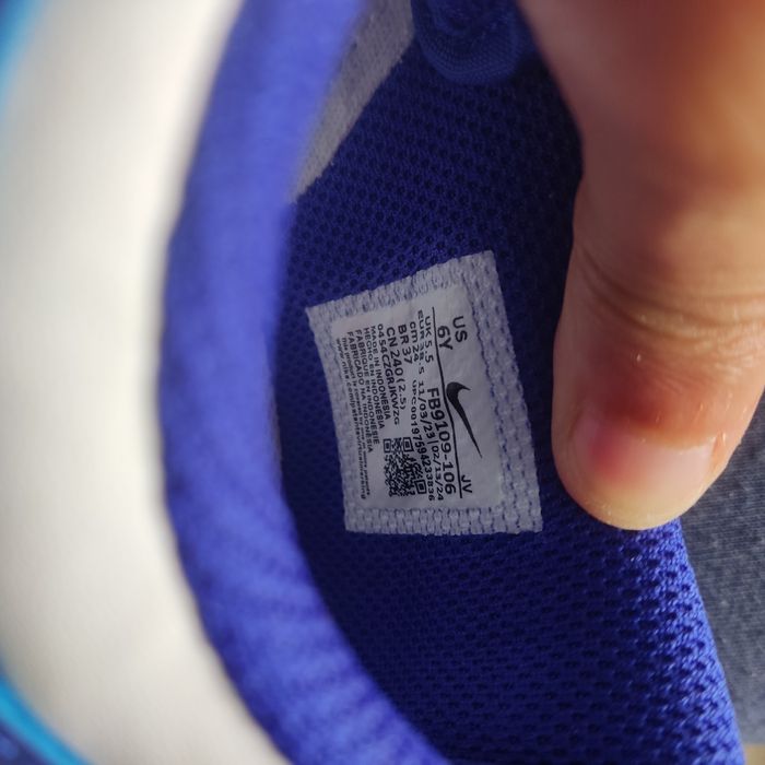Nike dunk azul  e branco