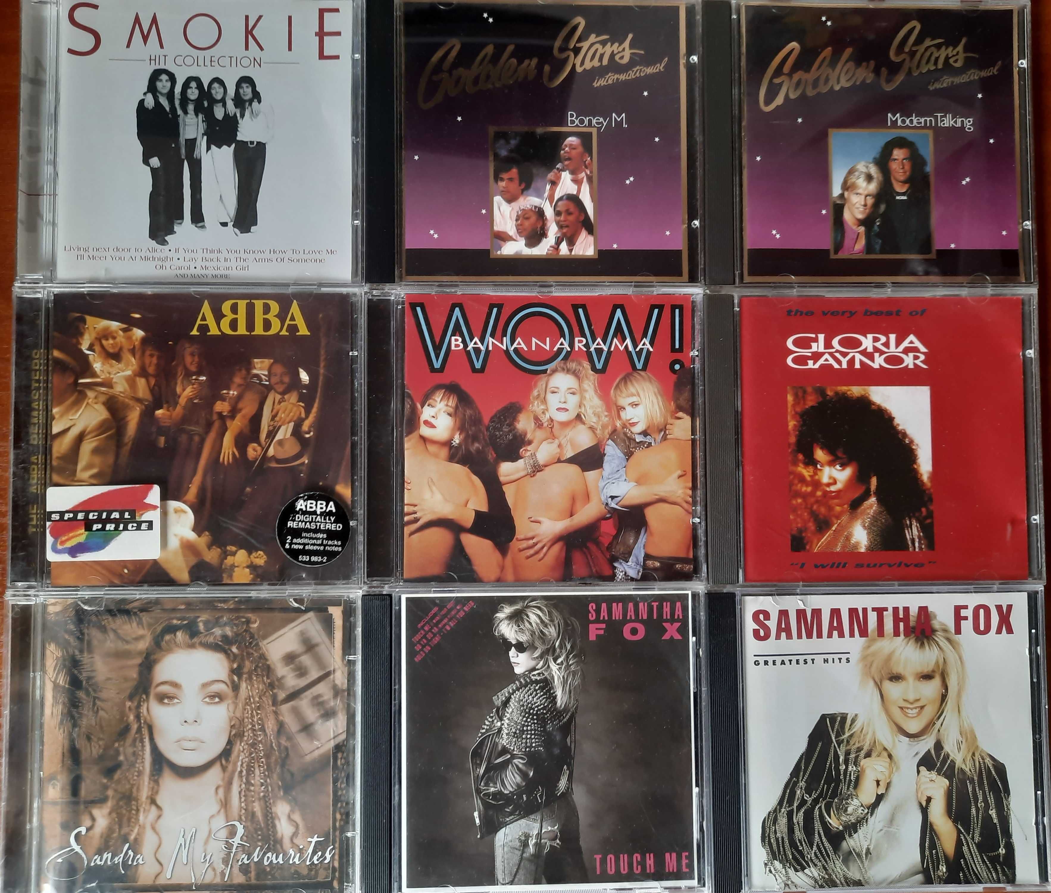 CD (Audio) Milli Vanilli John Sting Jarre Enya Boney M Fox Sandra