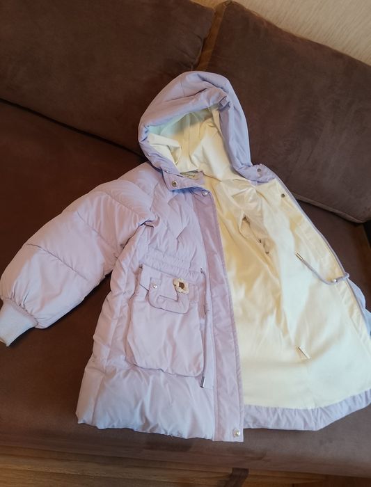 Куртка зимня на дівчинку 10-11років