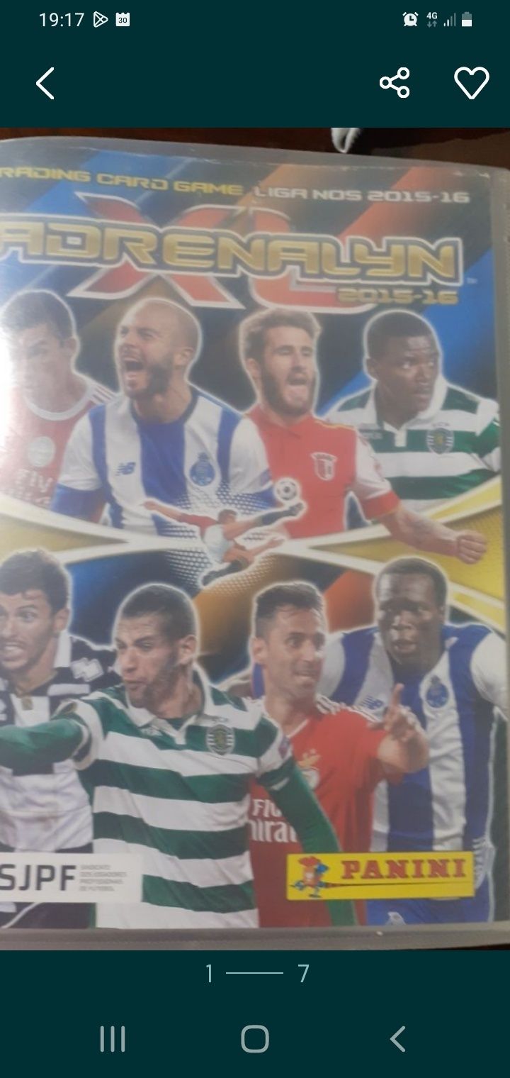 Cromos Adrenalyn 2014/15,2016/17 e 17/18