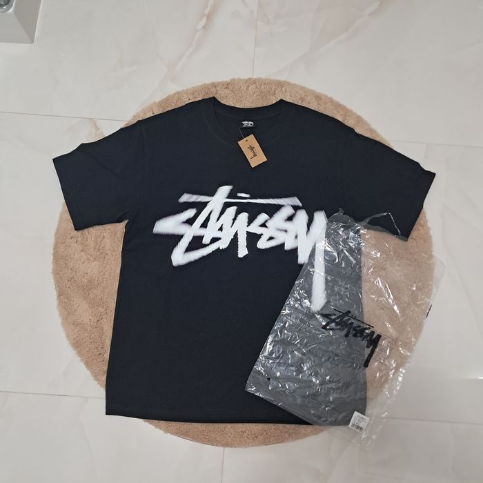 Czarna koszulka Stüssy