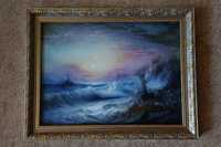 Картина "Волна чарующей луны", автор Зебек В. Е. Цена до 29.04.24.