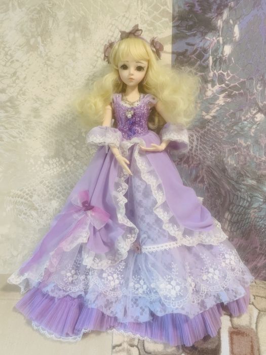 КУКЛА DORIS BjD 60 см Очаровательная, принцесса ,ручная работа