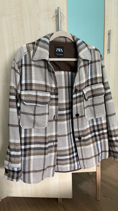 Трендова тепла рубашка Zara