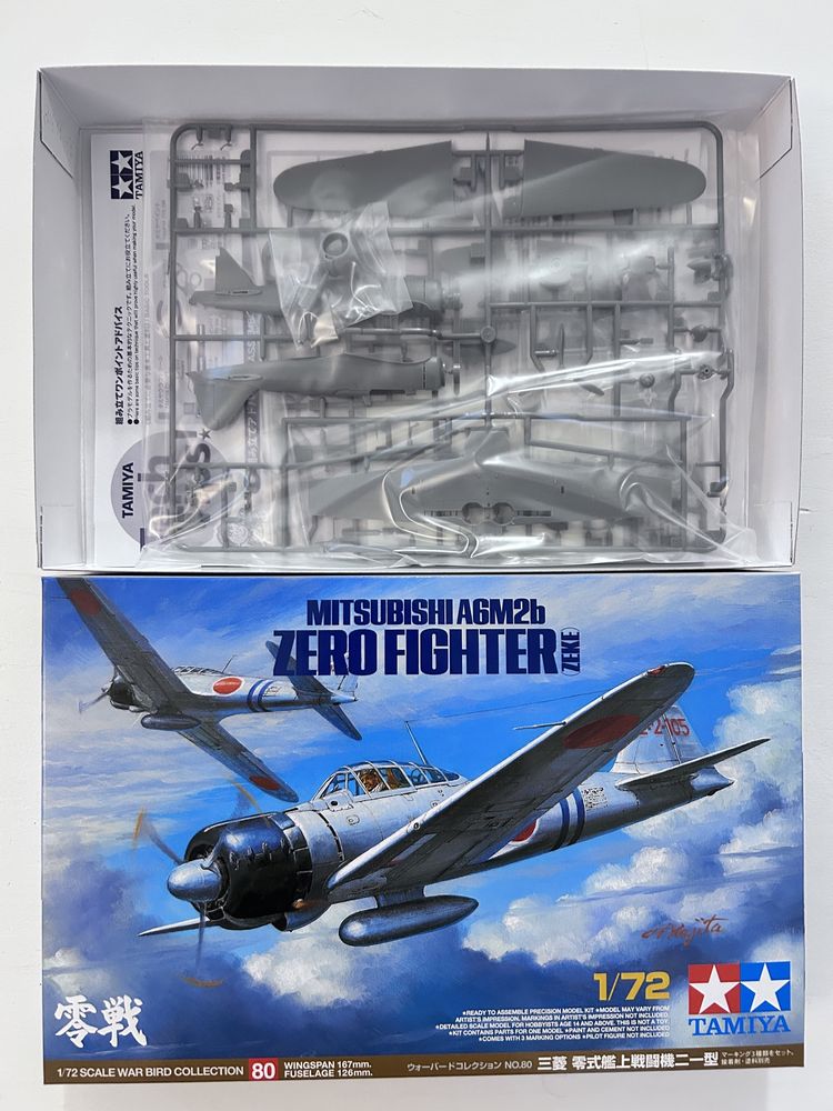 Samolot Mitsubishi A6M2b Zero Model Tamiya 60780