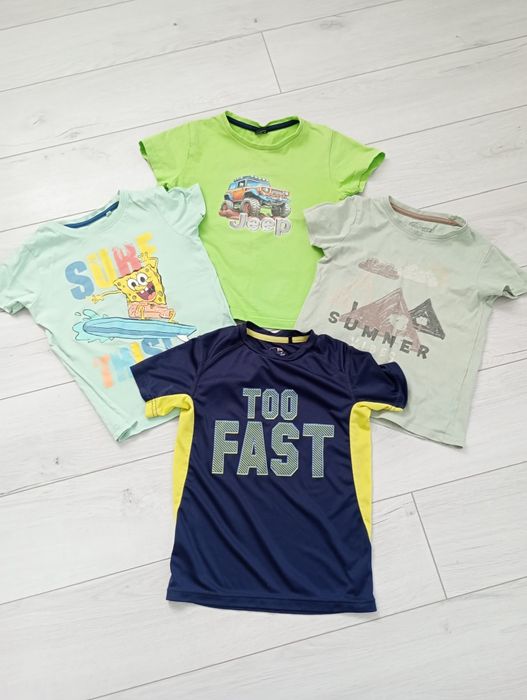 T-shirt 4 szt. dla chłopca r. 110