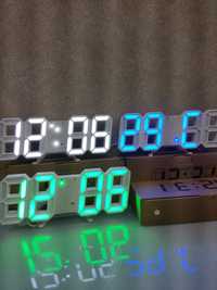 Настенные настольные led часы 1089 часи 3d  настінний годинник