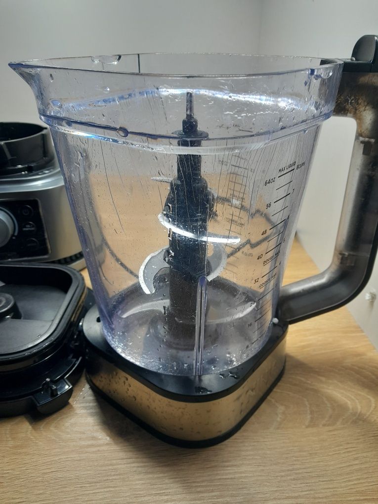 Blender ninja 1200w cb350eu 3 w 1 mocny, pęknięty jeden pojemnik