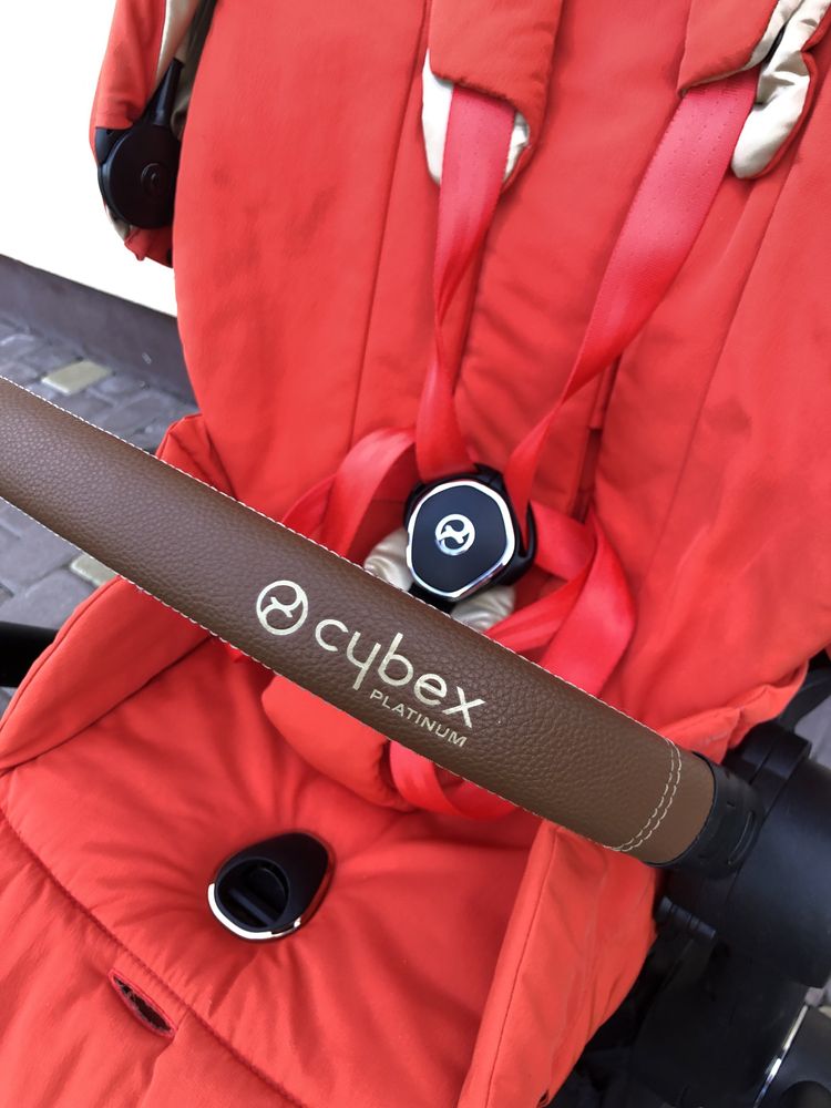 Cybex Priam 4.0 коляска Automn Gold Rose Gold