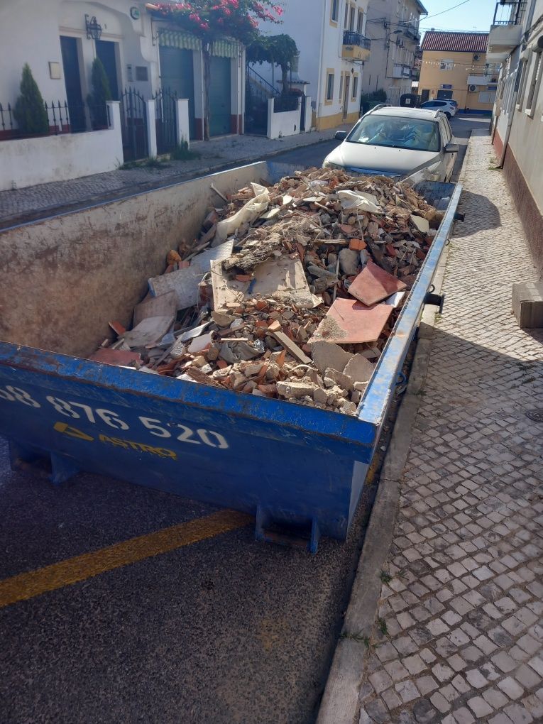 SANTARÉM e Ponte de Sor CONTENTORES p/recolha de resíduos e entulho de