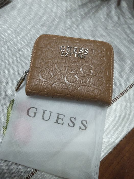 Porta moedas porta e cartões Guess Camel