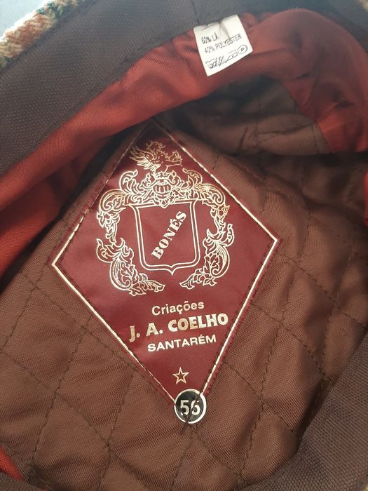 Boné Lusitano, em tecido, tamanho 55