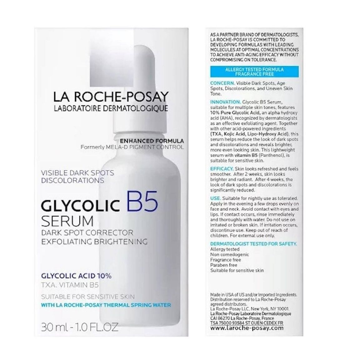 Розпродаж!!! Сироватка для обличчя La Roche-Posay Glycolic B5 для чутл