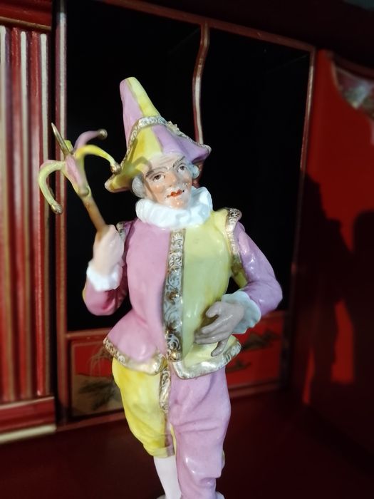 porcelana arlequim antiga