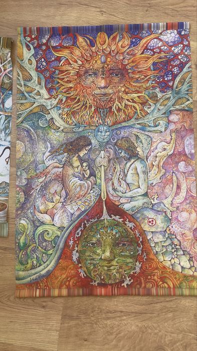 Decoração de parede em ótimo estado - estilo boho, étnico e artístico