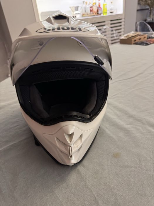Capacete Shoei Adventure (Dual Sport) – Branco – Bom estado