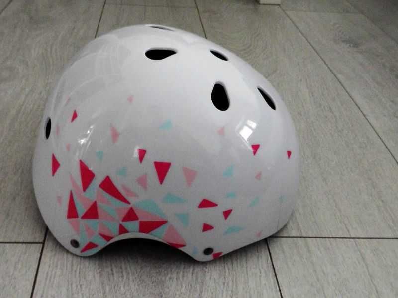 Kask Rower Deskorolka Dziecięcy Rozmiar S-M (52-56) LED Wentylacja B