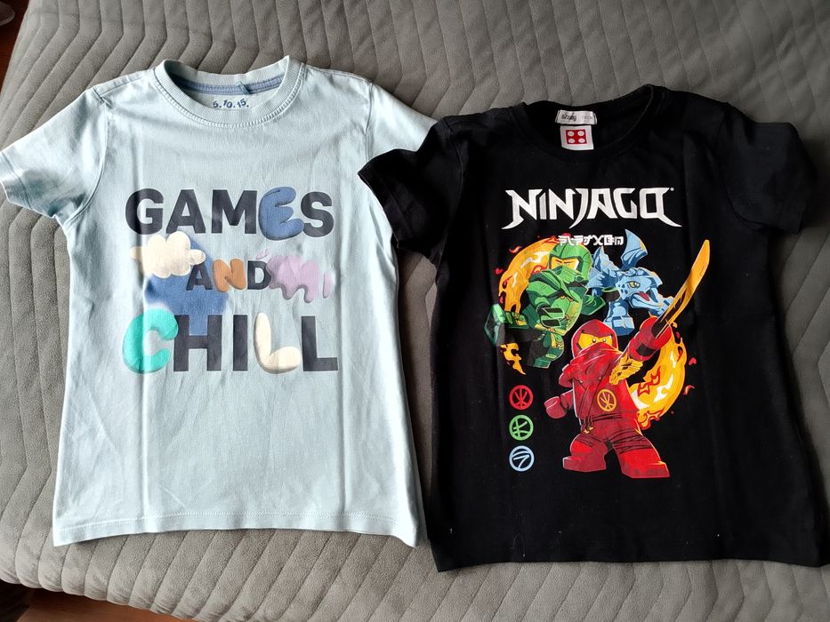 Paka ubrań chłopiec 116 cm t-shirty, bluzki, Ninjago, 5.10.15, Smyk