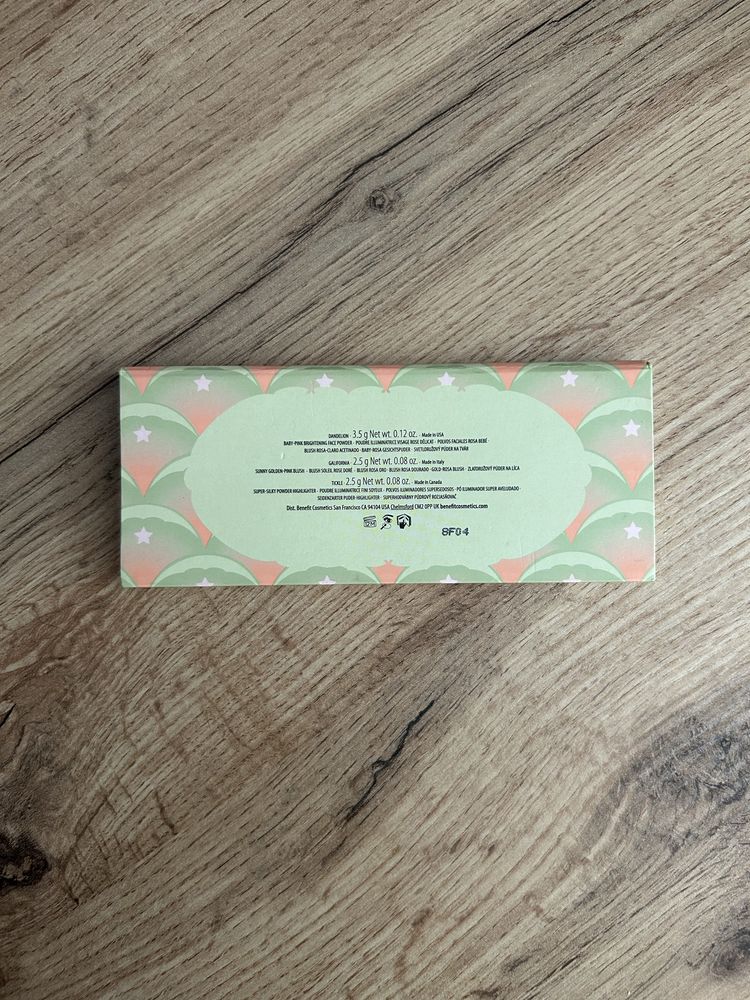 Benefit Cheekleaders Mini Pink Squad paletka róży i rozświetlaczy