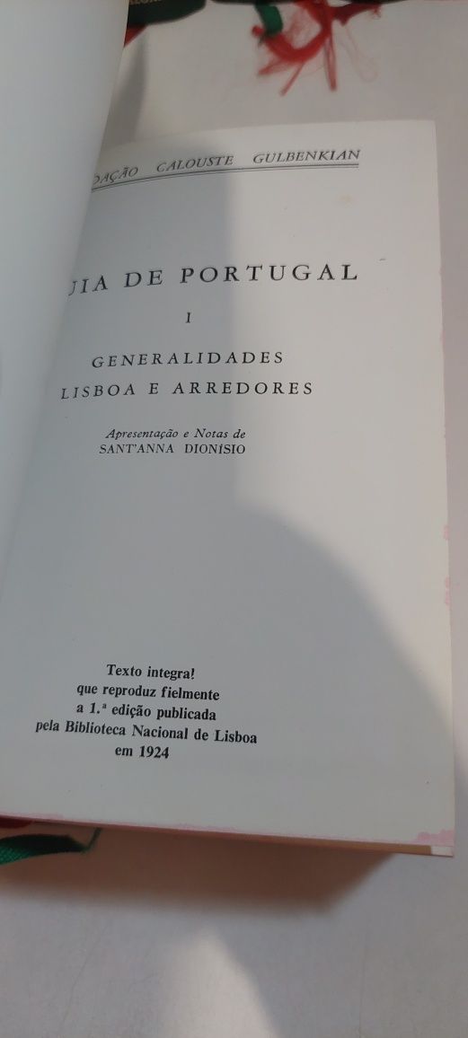 Guia de Portugal, Fundação Calouste Gulbenkian - Vários Tomos/Volumes