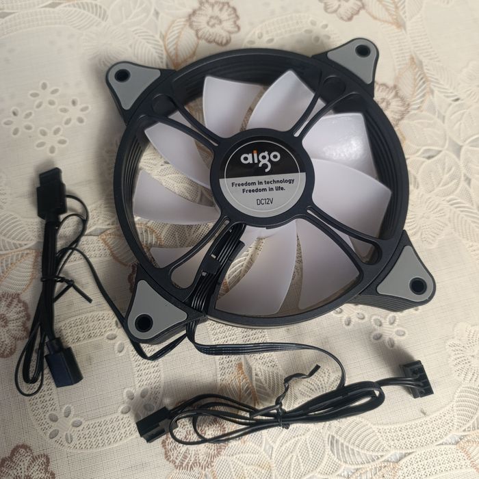 Aigo AR12PRO Black Корпусный вентилятор/кулер компьютерный