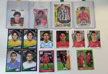 Cromos Panini/Topps Cristiano Ronaldo, Messi, João Felix, Luís Figo...