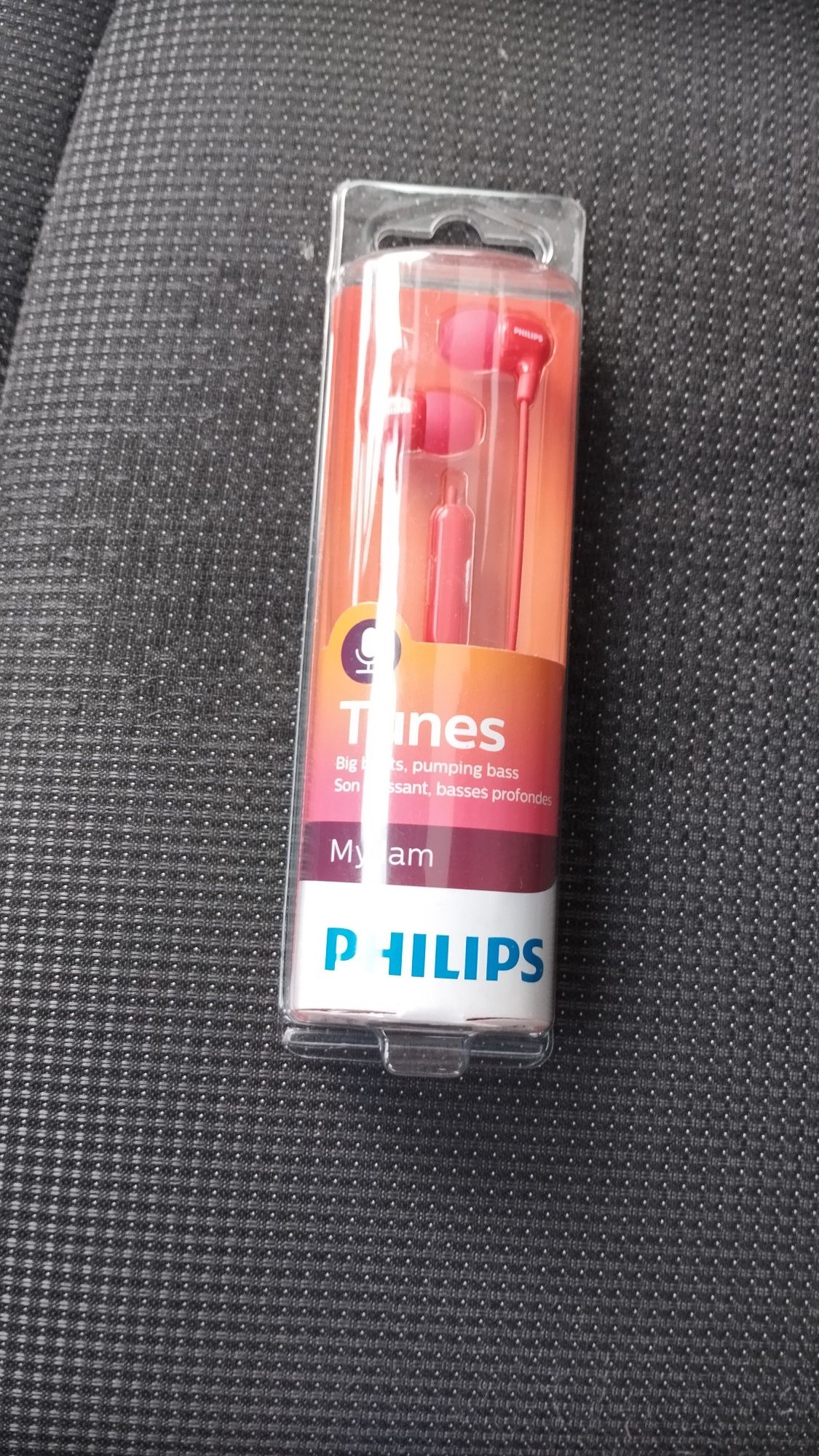 Słuchawki dokanałowe Philips SHE3555RD. Nowe