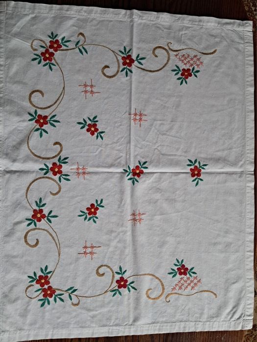 Serwetki haftowane kuchenne vintage