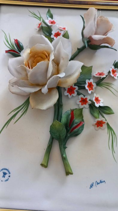 Quadro  em porcelana italiano