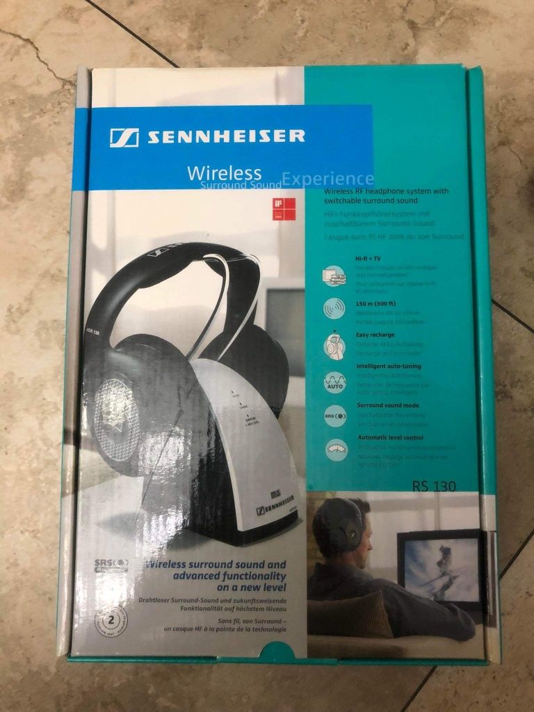 Słuchawki nauszne bezprzewodowe Sennheiser wireless 130