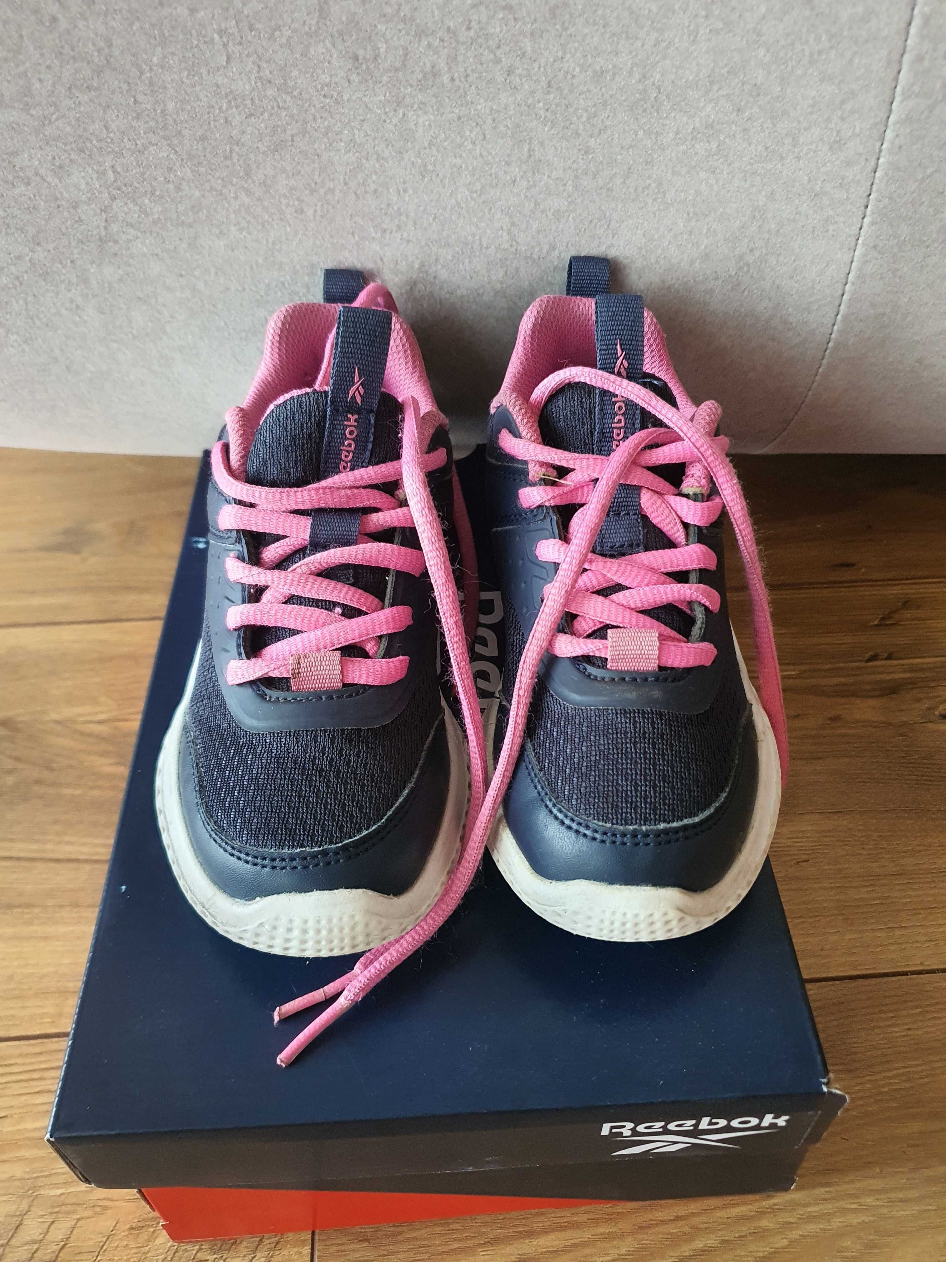 Buty sportowe Reebok granatowo-różowe 28