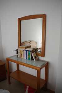 mesa de entrada e espelho