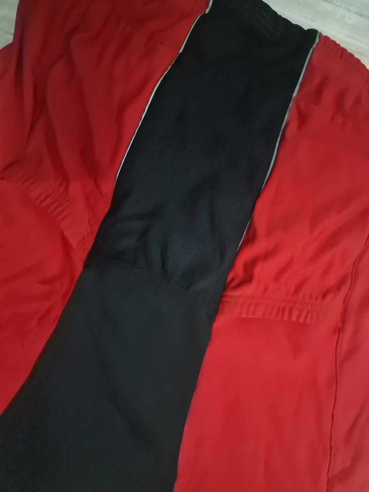 Męska bluzka rowerowa Gore Bike Wear, roz. L, czerwono-czarna, bdb