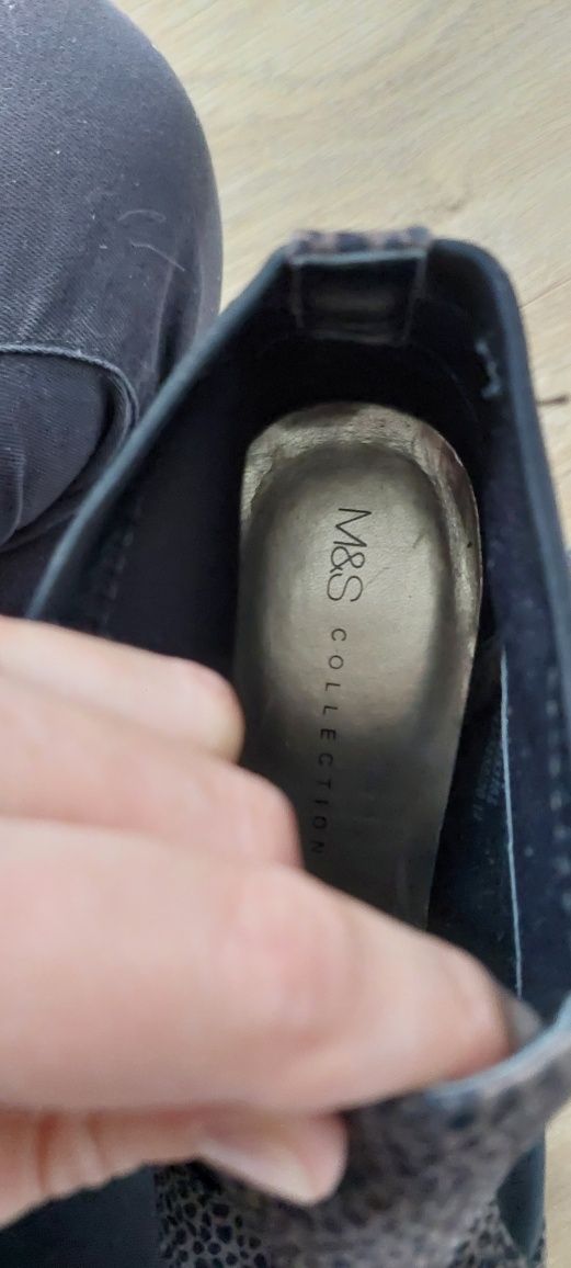 Marks&Spencer r.39 eleganckie botki na małej szpilce