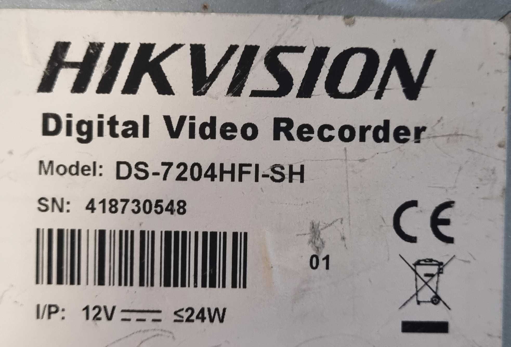 Відеореєстратор  Hikvision ds-7204hfi-sh