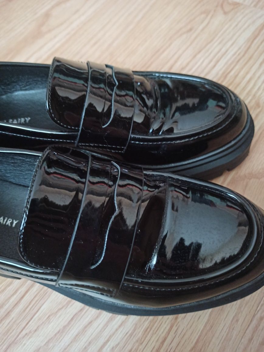 Czarne Loafersy JENNY