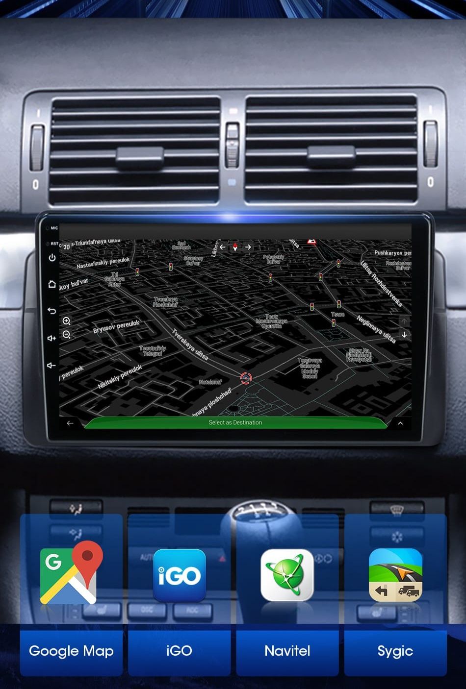 Radio Navi GPS BMW 3 E46 Android