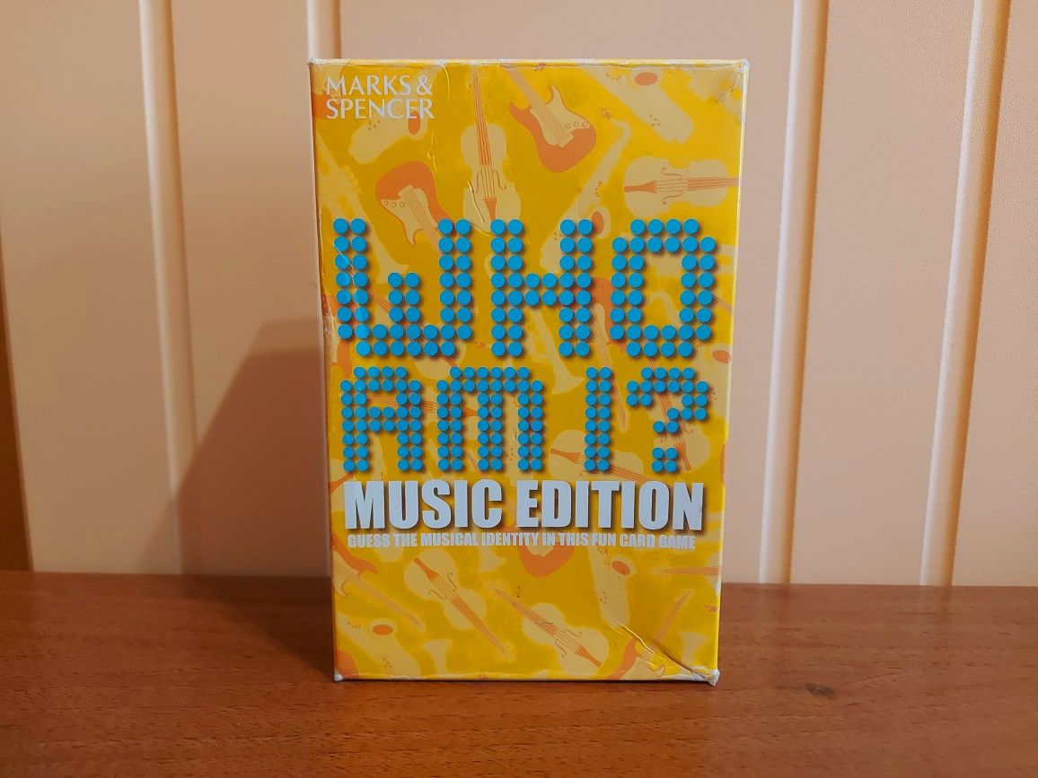 Настільна гра "Who am I? Music edition" Настольная игра Board game