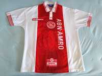 Equipamento de Futebol Ajax Escola de Futebol Tamanho M Vintage