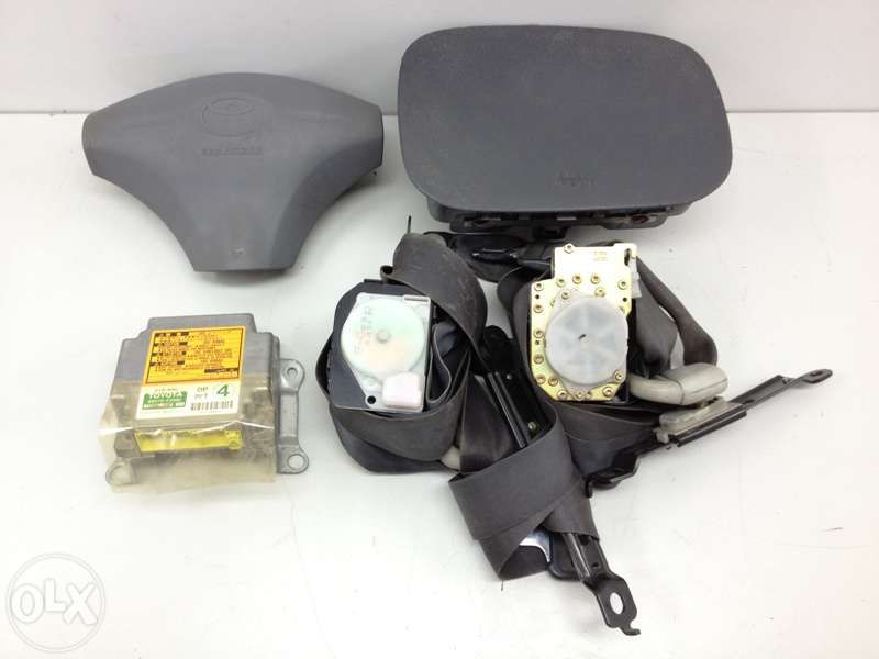 conjunto kit de airbags toyota yaris 1999
