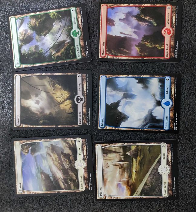 Lote 6 Terras Zendikar MTG