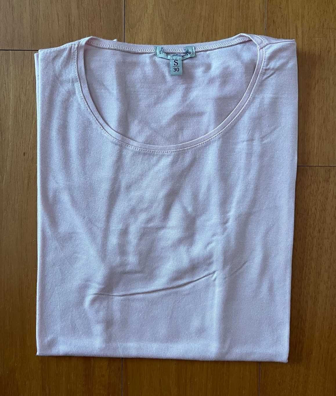 T-shirt cor-de-rosa de senhora - Tamanho S
