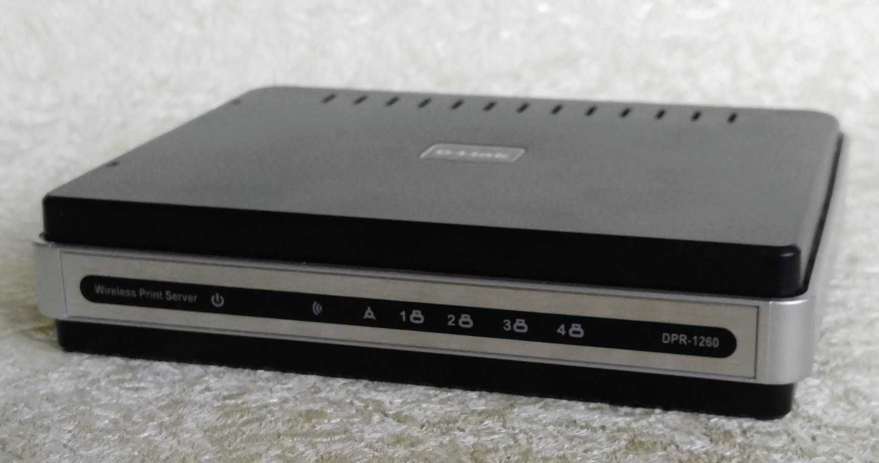 НОВЫЙ! 4хUSB Wi-Fi + LAN принт-сервер Range Booster D-Link DPR-1260